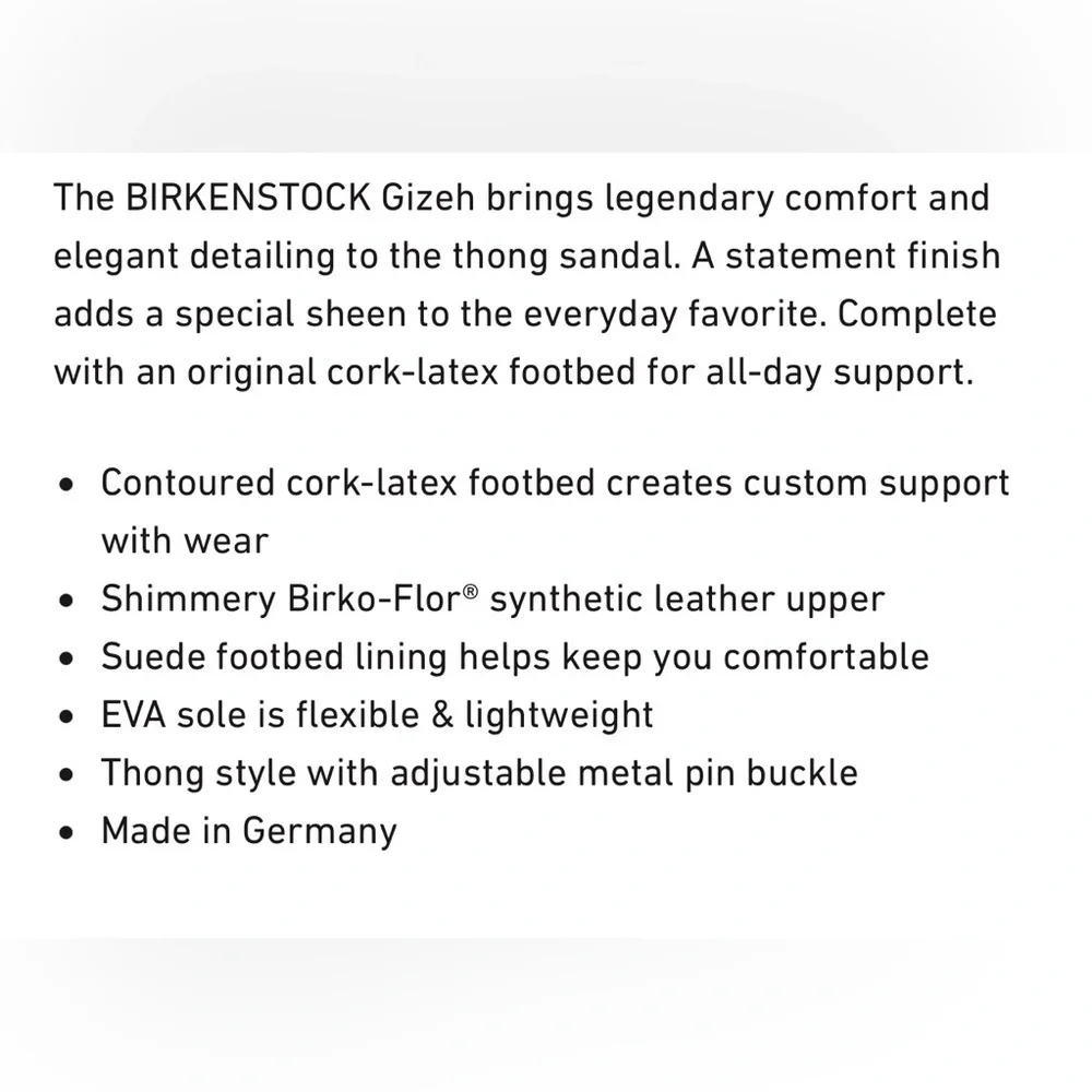 ▪️BIRKENSTOCK GIZEH Thong Sandals